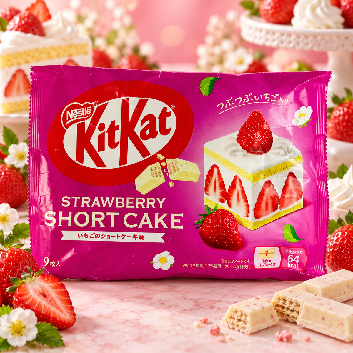 Nestlé KitKat Mini Otona no Amasa – epres ízű, japán kiadás, 10 db