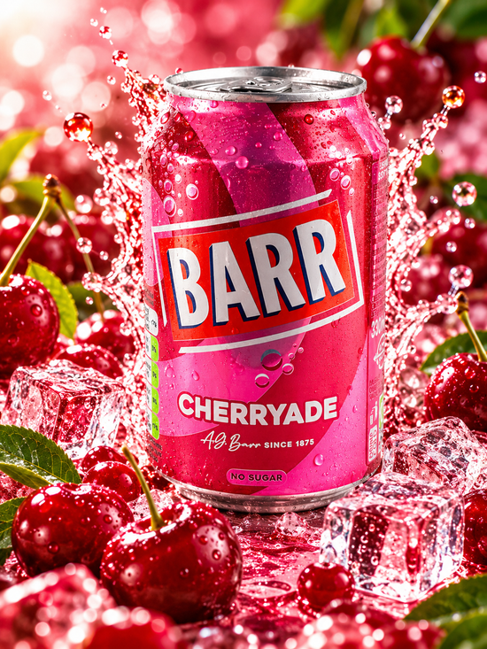 Barr Cherryade Zero cseresznye ízű szénsavas üdítőital 330ml