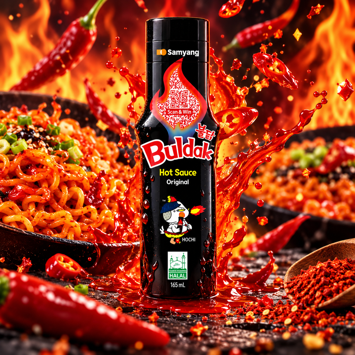 Samyang Buldak Hot sause Originial - Csipős Szósz 165 ml