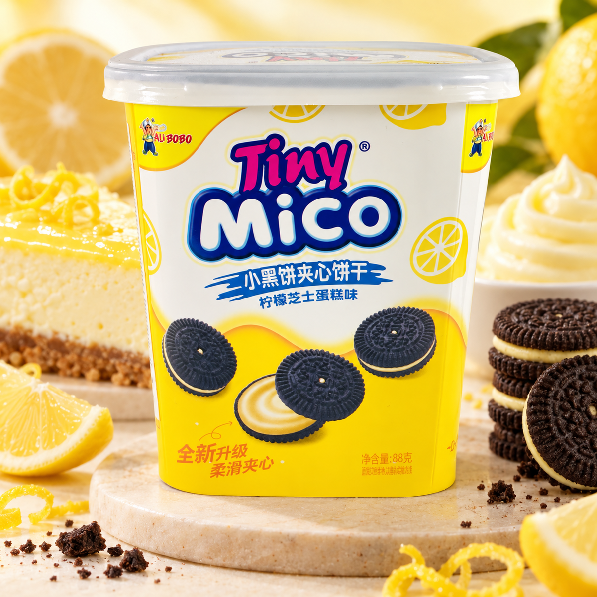 Mico sajttorta ízesítésű töltött keksz