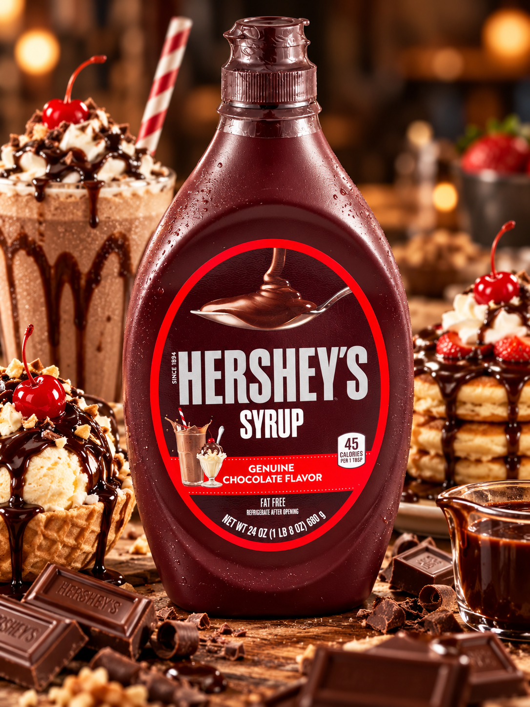 Hershey’s Chocolate Syrup – csokoládéöntet 680 g
