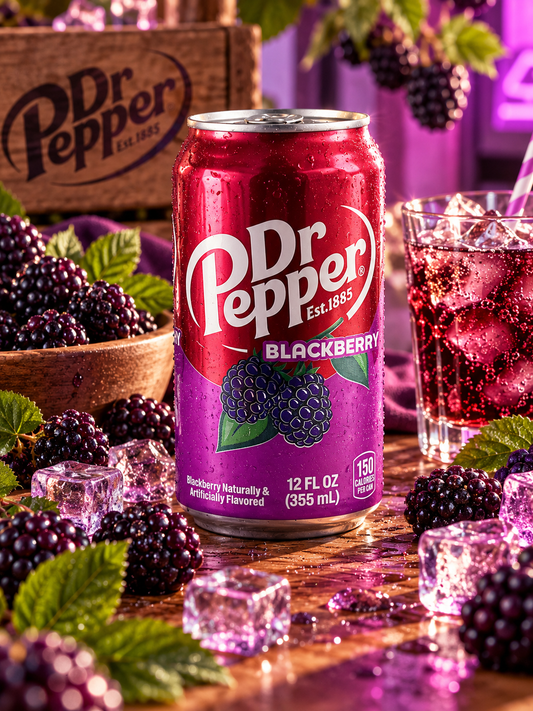 Dr Pepper BlackBerry USA szeder ízű szénsavas üdítő 355m