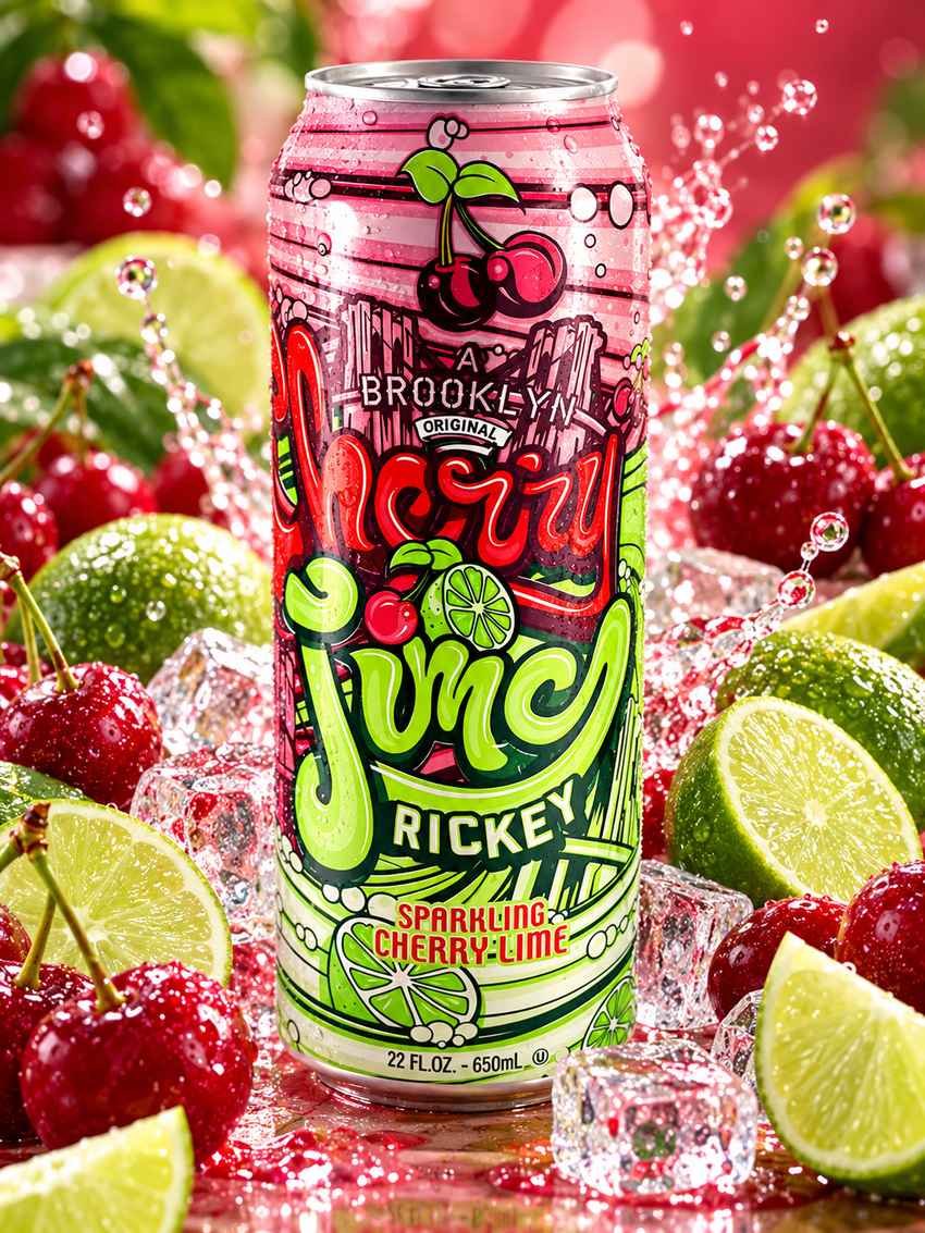 Arizona Cherry Lime Rickey cseresznye-lime ízű szénsavas üdítő 650 ml
