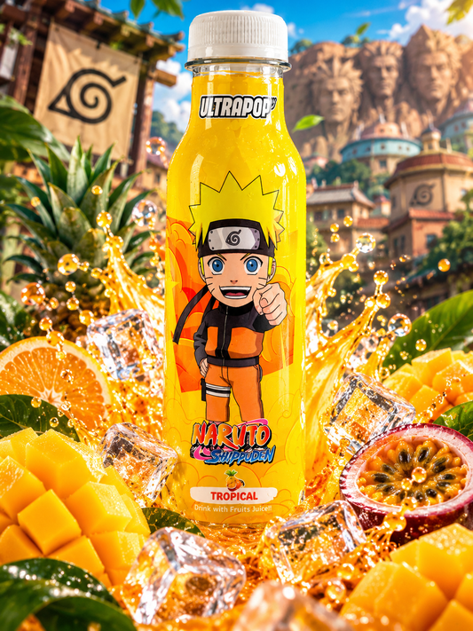 Ultra Pop Naruto Naruto Tropical 330ml I Trópusi Ízű Szénsavas Üdítőital