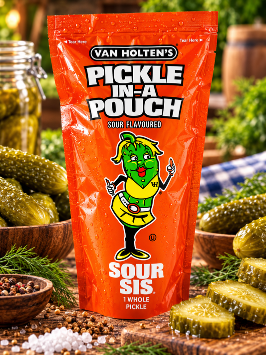 Van Holten’s Pickle-in-a-Pouch Sour Sis – savanyú uborka
