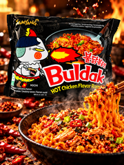 Samyang Buldak Hot Chicken – extra csípős csirkés instant tészta 140 g