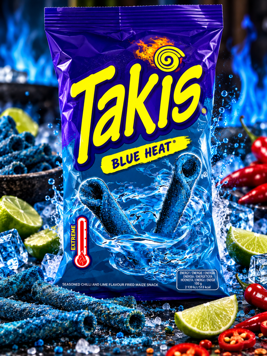 Takis Blue Heat – csípős tortilla chips 100 g