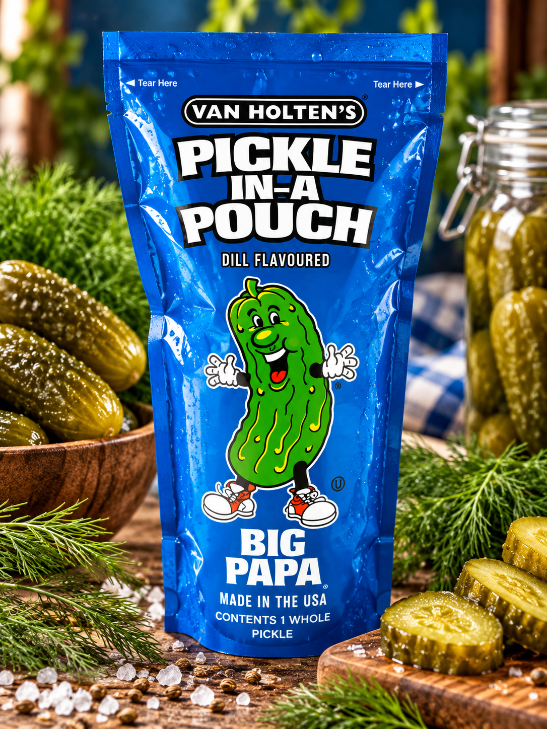 Van Holten’s Pickle-in-a-Pouch Big Papa – savanyú uborka