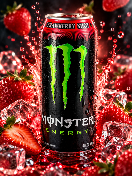 Monster Energy Strawberry Shot – epres energiaital 473 ml