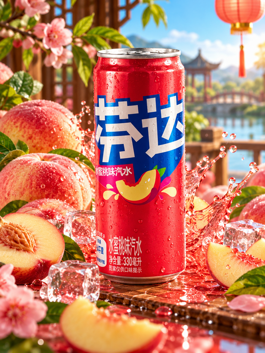 Fanta White Peach őszibarack ízű üditőital Ázsiai 330ml