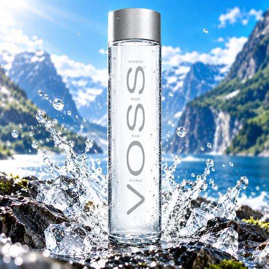 VOSS Artesian Water From Norway 500ml Norvég Szénsavmentes Természetes Ásványvíz Üvegpalackban