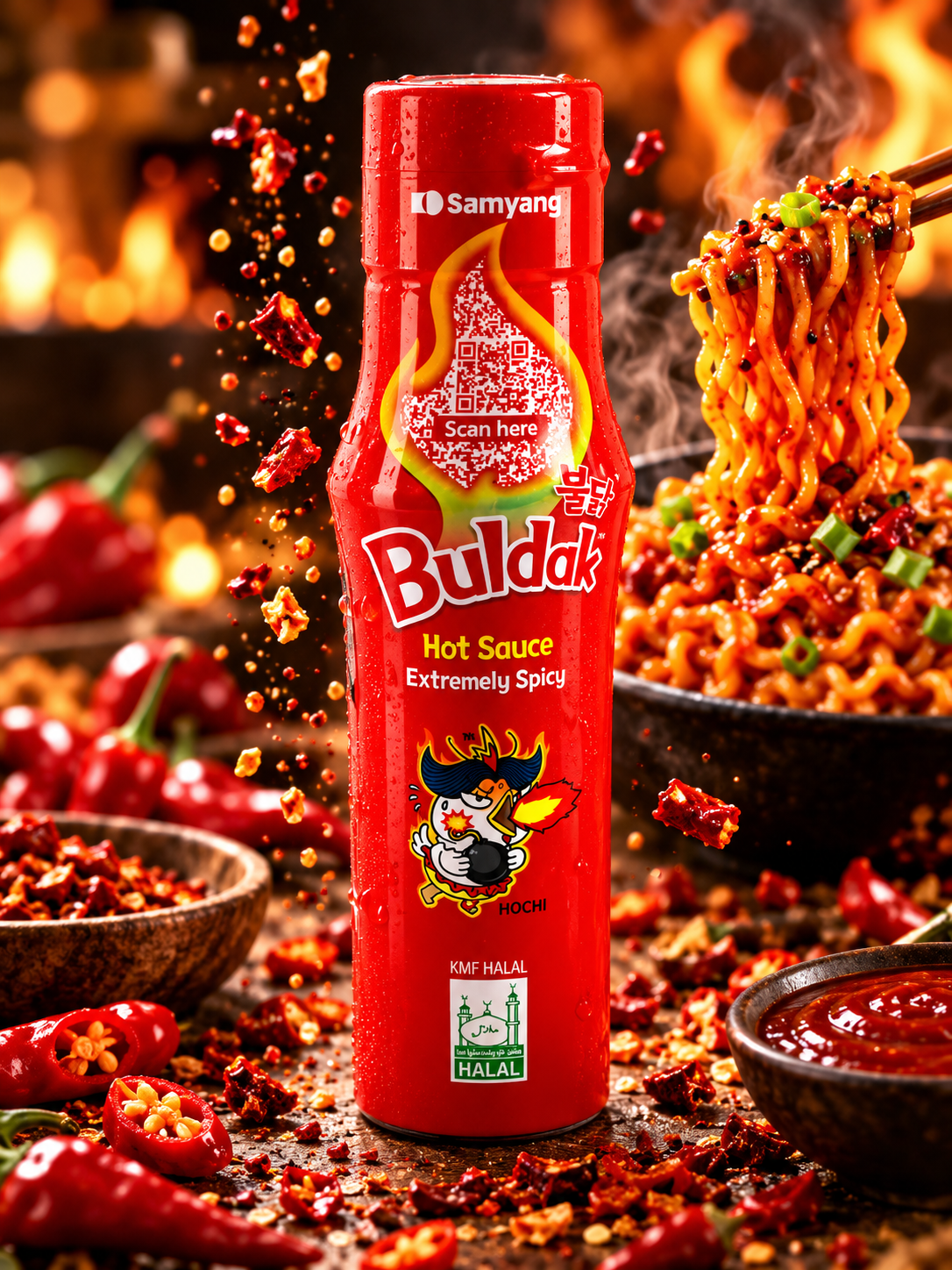 Buldak Extremely Spicy Sauce szósz Samyang 165 ml