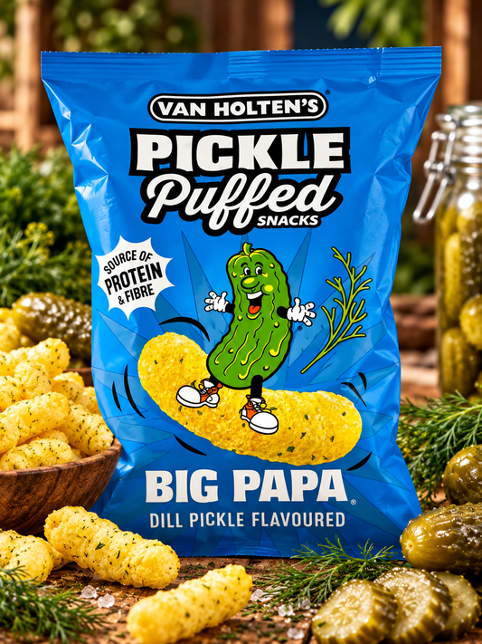 Van Holten’s Pickle-in-a-Pouch Big Papa – savanyú ízesítésű snack