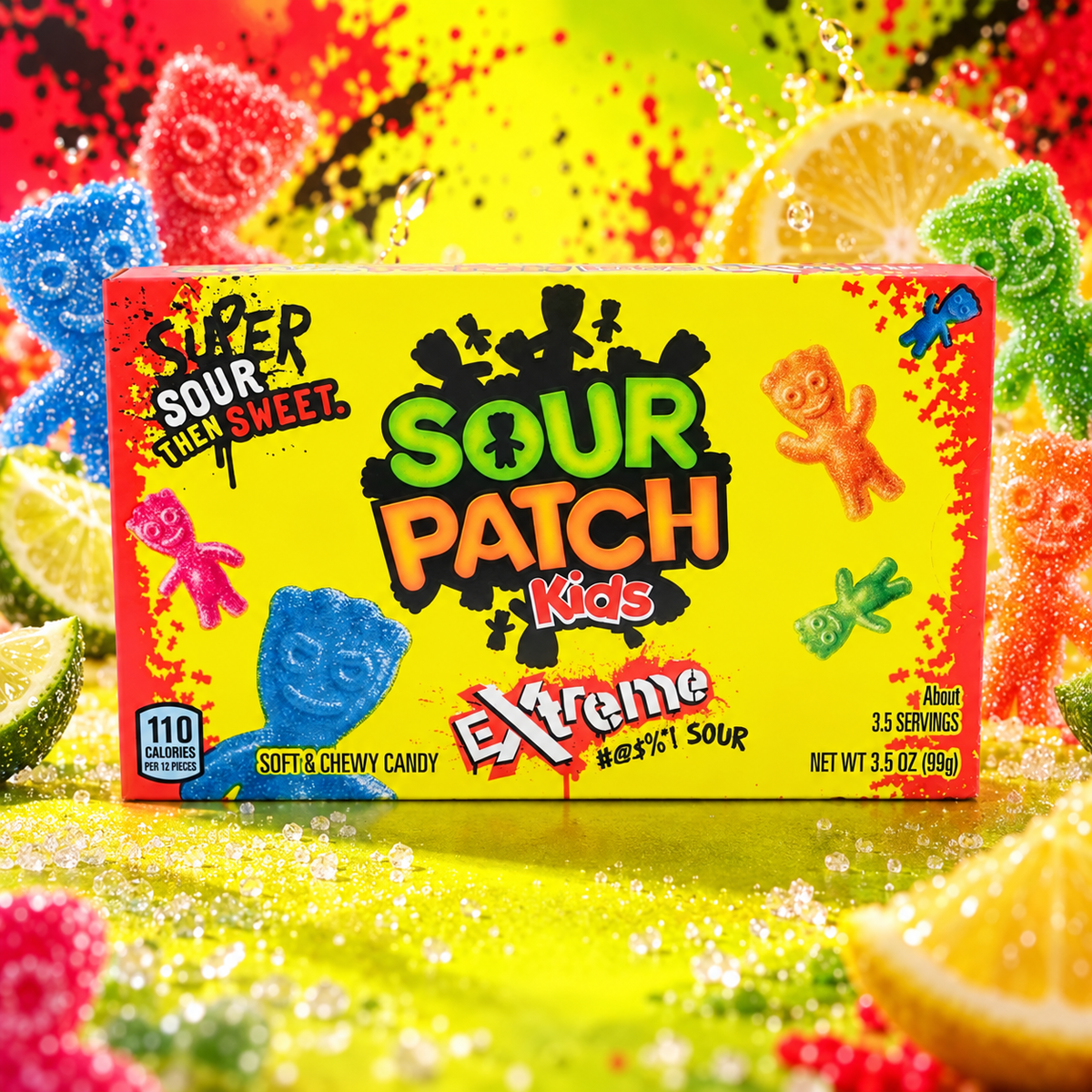Sour Patch Kids Extreme savanyú gumicukor
