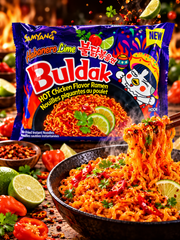 Samyang Buldak Habanero Lime – csípős instant tészta 135 g