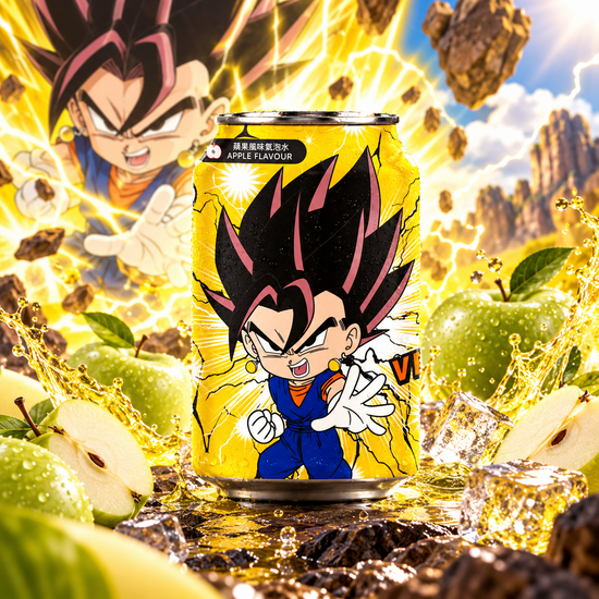 Ocean Bomb Dragon Ball Z Vegito Apple 330ml Alma Ízű Szénsavas Üdítőital
