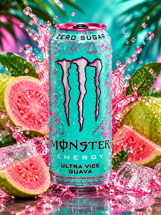 Monster Ultra Vice Guava – guavás, cukormentes energiaital 473 ml