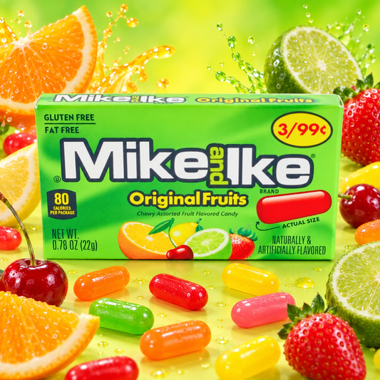 Mike and Ike vegyes gyümölcsös rágócukor