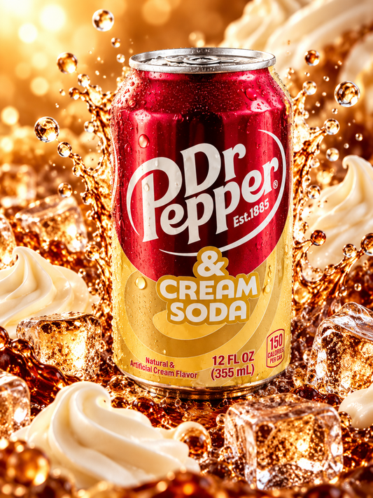 Dr Pepper USA Cream Soda szénsavas üdítőital 355ml