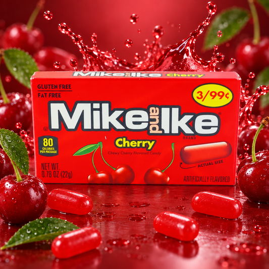 Mike and Ike cseresznye ízű rágócukor