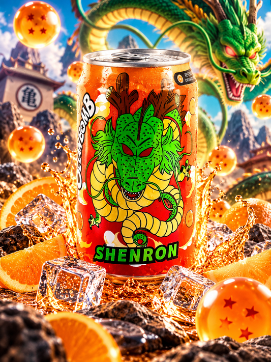 Ocean Bomb Dragon Ball Shenron Orange 330ml Narancs Ízű Szénsavas Üdítőital