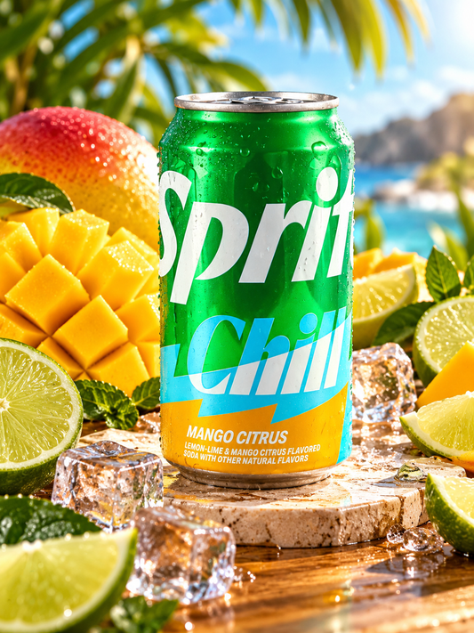 Sprite Chill Mango Citrus 355ml I Mangó-Citrus Ízű Szénsavas Üdítőital