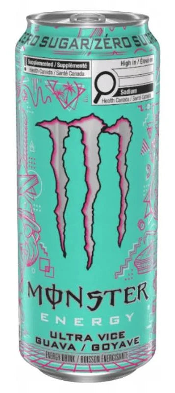 Monster Ultra Vice Guava 473ml I Guava ízű cukormentes energiaital